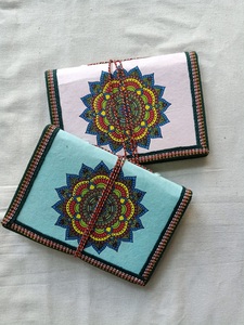 Bền vững gifting tùy chọn tái chế Sari vải lụa bao phủ máy tính xách tay 100 sheets Loose-Leaf xoắn ốc ràng buộc <span class=keywords><strong>A5</strong></span> da PVC <span class=keywords><strong>PP</strong></span> - Product Image 3