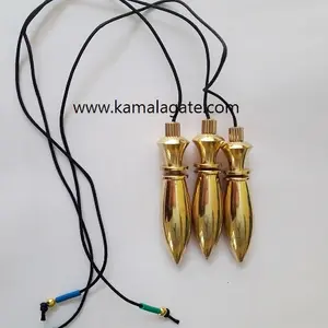 Pendule de Karnak en laiton de guérison Reiki Big Karnak Dowser pour l'artisanat en métal et le pendule à vendre - Product Image 1