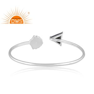 กำไลข้อมืออัญมณีมอสอาเกตเงินแท้คุณภาพดี925เป็นของขวัญสำหรับผู้หญิง - Product Image 3