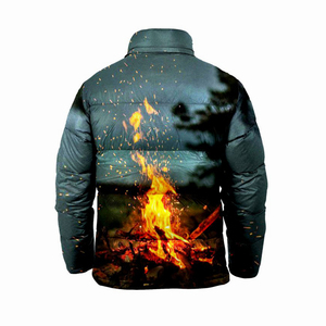 แจ็กเก็ตขนเป็ดอบอุ่นสำหรับผู้ชายเสื้อคลุมใส่ในฤดูหนาวคอตั้งปรับแต่งโลโก้ขนาดได้ตาม2025 - Product Image 2