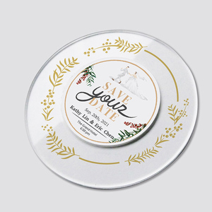 Tarjeta de Invitación de Boda de Acrílico LED Personalizada con Estilo Brillante para Guardar la Fecha - Product Image 3