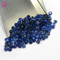 Pierre précieuse en vrac pour bijoux 100% saphir bleu naturel 5mm pierre précieuse coupe ronde bleu royal selon la taille de la pierre excellente