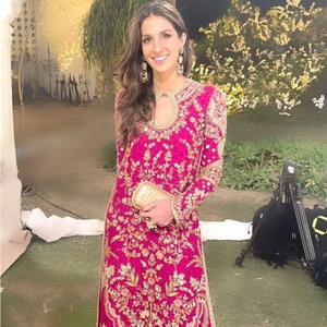 Lameez — robe pantalon longue pour femmes, belle broderie, avec des perles de verre de cristal, justaucorps, travail pour une tenue de soirée/mariage @ 2022 - Product Image 1