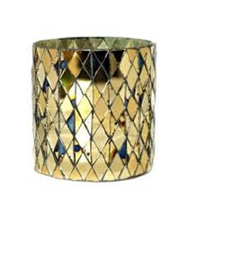 <b>Candle</b> Holders Speckled Gold Votive Holders <b>Gift</b> <b>Set</b> Centerpieces Mercury Glass Tealight Holders for Birthday restaurants - Product Image 2