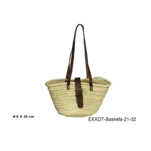 Cestas con mango marroquí con logotipo personalizado Bolsas de compras con patrón original para uso promocional - Product Image 6