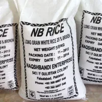 Arroz blanco de grano largo, irri-6, arroz pakistaní