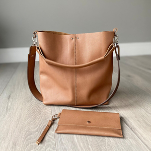 Leather Purse, Leather Satchel, Leather Bag, Leather Handbag, Leather Boho Bag, Saddle Bag, Gift for Her, Valentines Gift, Hand - Product Image 1