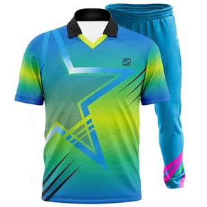 男子板球制服新设计板球运动衫新模型最佳板球制服