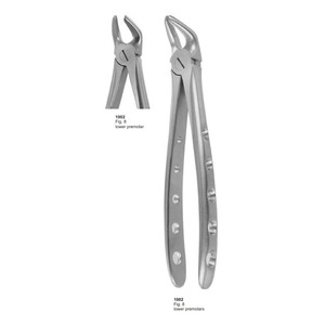 Forceps d'extraction dentaire en acier, instruments manuels de qualité A+ selon la norme allemande, garantie à vie - Product Image 4