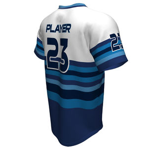 Unisexe 100% Polyester Chemise de baseball imprimée personnalisée Maillot de baseball Maillot de baseball pour hommes Dye Sublimation Maillot de baseball bon marché - Product Image 3