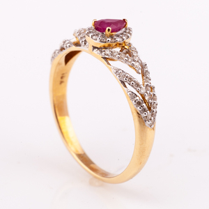 Chất Lượng Hàng Đầu Bán Buôn Thời Trang Sang Trọng Cho Nữ Nhẫn R-9468 Vàng 18K Từ Thái Lan Sản Xuất Nhẫn - Product Image 3