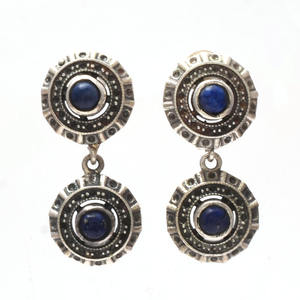 Magnifique lunette en argent sterling 925 à la mode en Lapis-Lazuli naturel fabriqué à la main pour les anniversaires de mariage - Product Image 1