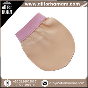 Gants de bain en soie turque de la meilleure qualité exfoliant pour un visage propre Matériau en soie éclatant à bas prix - Product Image 4