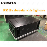 Subwoofer RS218 avec woofer 2X18 "Haut-parleur extérieur et intérieur haute performance basse fréquence