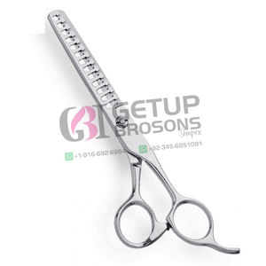 Tijeras de Entresacar Profesionales para Barbería, Acero Inoxidable, Tijeras para Cortar Cabello, Herramienta de Texturizado y Mezcla para Peluquería - Product Image 2