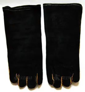 耐热分体式牛皮焊接手套尺寸9号重型安全焊接手套