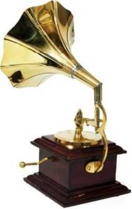 Lecteur de gramophone en laiton antique et en bois Trombone de style moderne de haute qualité pour un usage domestique - Product Image 2