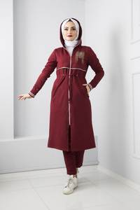 Nouvelle saison femmes 2 pièces survêtements vêtements islamiques Abaya caftan dubaï arabe musulman islamique mode turc qualité - Product Image 3