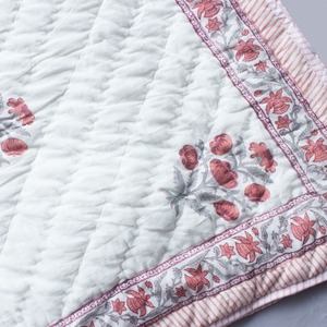 Jaipuri-colcha hecha a mano Reversible con estampado de algodón, colcha hecha a mano de gasa - Product Image 5