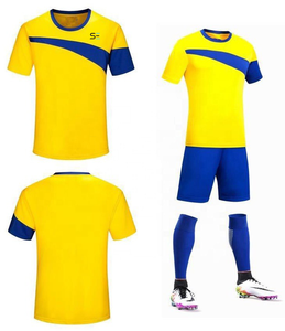 Uniforme de fútbol 100% de poliéster para niños y adultos, conjunto de Jersey con logotipo personalizado, venta al por mayor - Product Image 5