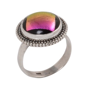 Wholesale Dichroic Glass 925 Sterling Silver <b>Ring</b> - Product Image 2