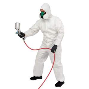 Overol Desechable con Capucha, Fabricado en Bangladesh, 100% Polipropileno Spunbond Microporoso, Transpirable, con Certificación CE, Cremallera Bidireccional, Personalizable - Product Image 1