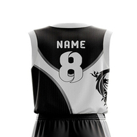Uniformes de baloncesto para adultos, tela de sublimación de poliéster liso de secado rápido, uniformes deportivos sostenibles para adultos de talla grande