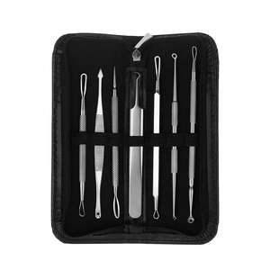 Dermatólogo Grado 8 Acero quirúrgico Comedone/Blackhead/Acne Pimple Remover Manchas faciales/Blemish Extractor SET ELA ELAHI - Product Image 5