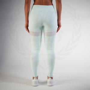 เลกกิ้งออกกำลังกายผ้าถักระบายอากาศเอวสูงสำหรับผู้หญิงชุดเล่นโยคะลำลอง - Product Image 2