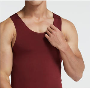 Camiseta sin mangas con capucha para hombre, chaleco de gimnasio de alta calidad, informal, de retales, sin mangas, para fitness - Product Image 3