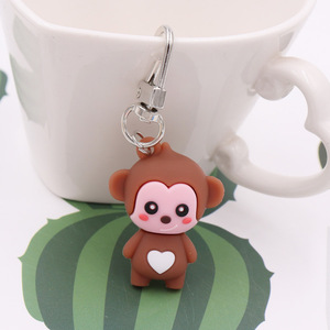 <span class=keywords><strong>Porte</strong></span>-clés en plastique souple PVC de conception nouvelle, <span class=keywords><strong>porte</strong></span>-clés de dessin animé, <span class=keywords><strong>porte</strong></span>-clés pour femmes, couple, sac, voiture, accessoires de <span class=keywords><strong>porte</strong></span>-clés, cadeau - Product Image 4