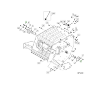 Vis à tête fraisée en acier inoxydable robuste Tradella International pour tracteur JD, pièce 19M7283, équipement agricole de qualité supérieure
