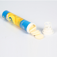 Comprimé effervescent de vitamine C avec le comprimé de calcium de lait