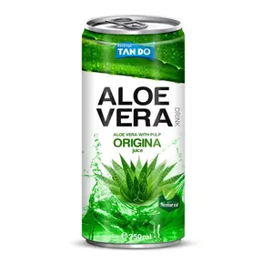 250ml Agua Aloe Vera Low Fat Fruit Juice NFC Tropical Drink