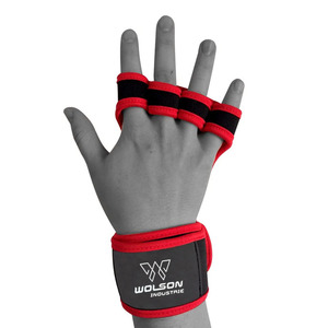 Venta al por mayor profesional personalizado transpirable entrenamiento ejercicio deporte Fitness medio dedo levantamiento de pesas gimnasio Guantes Gimnasio. - Product Image 5