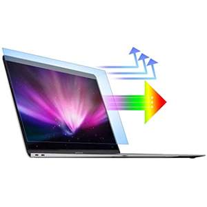 Filtre de confidentialité BOZABOZA pour PC 15,6 pouces / Ordinateur portable, anti-espionnage, anti-lumière bleue, réduction UV, anti-reflets, haute transmission, qualité 2.5D, grade AAA - Product Image 6
