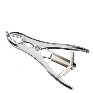 Sheep castration pliers cutting castration pk oem customized silver kaneka enterprises veterinary burdizzo castration