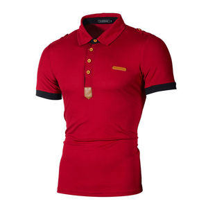 Polo de tela de algodón con cuello de pico para hombre, producto personalizado, venta al por mayor de fábrica de Pakistán, polo de golf - Product Image 3