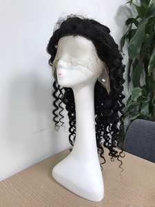 Peluca frontal rizada para mujeres negras, cabello Remy virgen, peluca de encaje transparente, extensión de cabello humano de alta calidad, precio al por mayor - Product Image 3