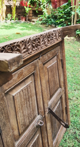 Indian Home Decor Rustic Wooden <b>Large</b> Full Size Antique Rectangle Window Framed Handcrafted Wall Hanging/standing <b>Mirrors</b> Decors - Product Image 3