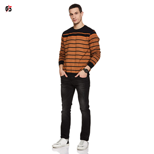 Sweat-shirt décontracté en coton à col rond pour homme, manches longues, vêtements décontractés, style OEM, en tissu, avec Logo personnalisé, bon marché, - Product Image 6