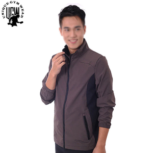 UNIQUE GYM WEAR Chaqueta Soft Shell de Invierno para Hombre, Corte Ajustado, Cuello Alto, Resistente al Viento, Impermeable, Transpirable y Ecológica - Product Image 6