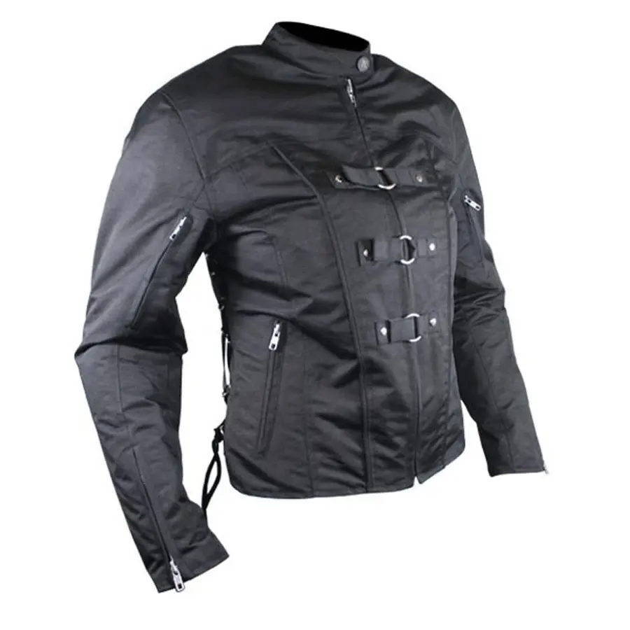 Cordura jaket sepeda motor kualitas terbaik dengan jaket motor kulit mobil balap uniseks gaya timbal waktu