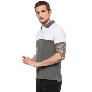OEM en blanco 65% de algodón y 35% de poliéster liso camisa de polo diseño personalizado de su propio logotipo de marca de manga corta - Product Image 3