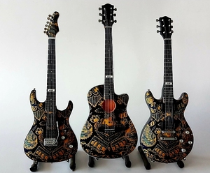 ร้อนขายกีต้าร์ขนาดเล็กที่กำหนดเองชาติพันธุ์ - Product Image 4