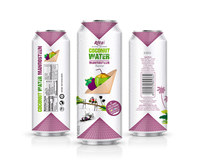 Gemaakt in Vietnam Drankententoonstellingsbedrijf Best verkochte product Biologische Kokoswaterpuree Versgeperst in 330ml aluminium blik Verhoogt de energie