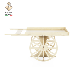 Incredibile espositore a mano in legno EUROSUD CATALDI Made in Italy in betulla altezza 187 cm per negozi e supermercati. - Product Image 2