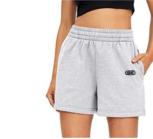 Pantalones deportivos de cintura alta para mujer, pantalones cortos transpirables para Yoga y Fitness con logotipo personalizado, decoración de botones, venta al por mayor - Product Image 3