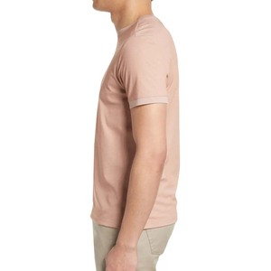 Camiseta de algodón orgánico para hombre, camisetas de manga corta para hombre ecológicas con serigrafía personalizada, camisetas de ajuste relajado - Product Image 4