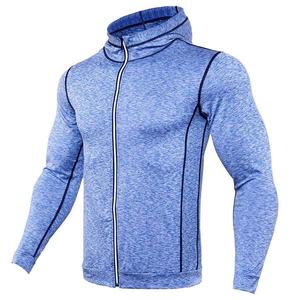 Vêtements de sport de haute qualité sweats à capuche d'automne sport fermeture éclair course vestes minces Fitness vêtements de sport Sport Jogging costumes Logo personnalisé - Product Image 6